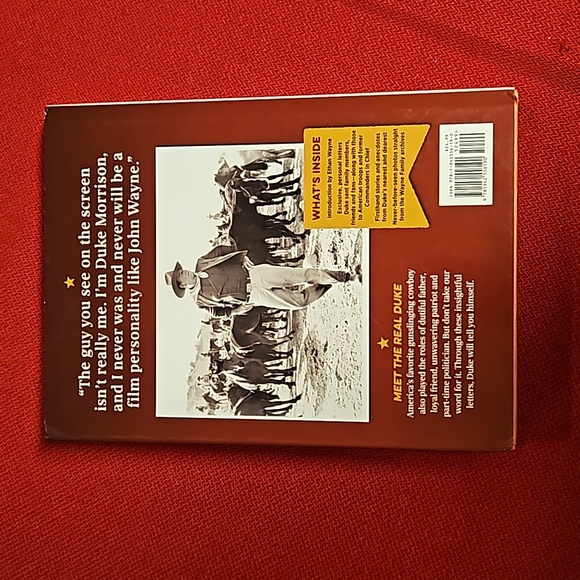 DUKE in his own words book 2015 John Wayne quote graphic tee Med. BOOK AND SHIRT - Picture 3 of 12